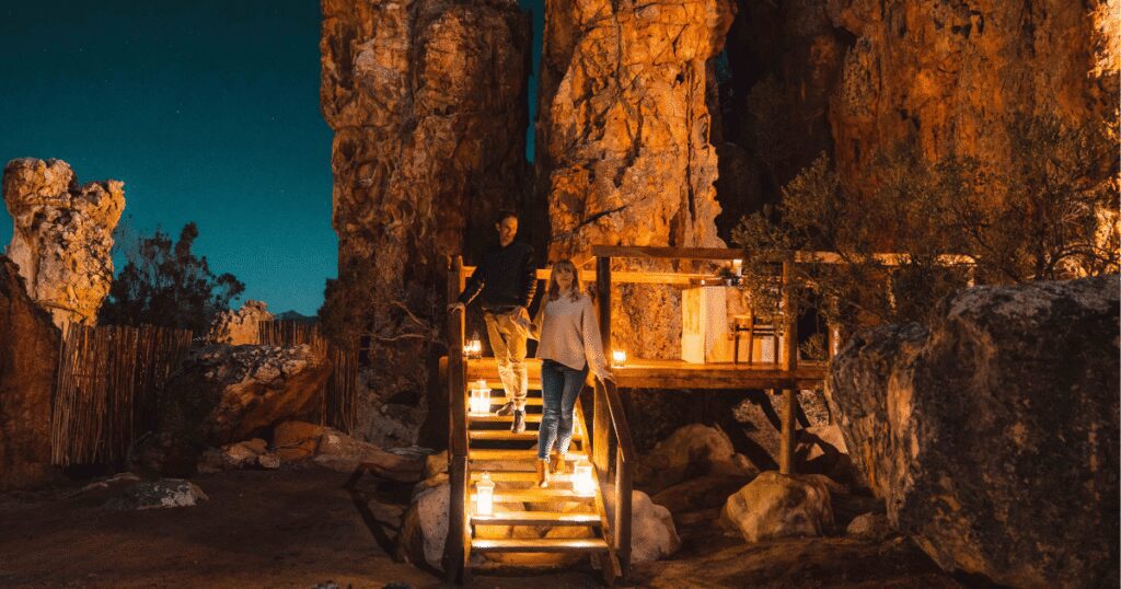 Exclusive couples boma at Kagga Kamma